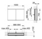 KEUCO Spiegelschrank Royal Modular 2.0 100 x 70 x 16 cm, 2 Steckdosen, UP, 2-türig