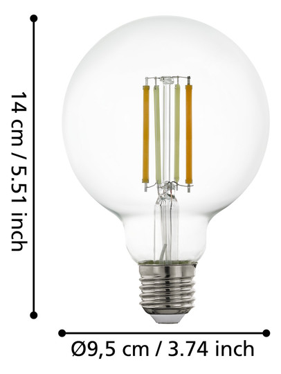 EGLO Leuchtmittel klar E27 1X6W    12239 