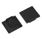 Endkappe sw Alu L25,1mm B23mm H7mm