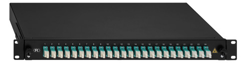 Rutenbeck BL-Spleissbox 24xLC-D OM3 aqua 