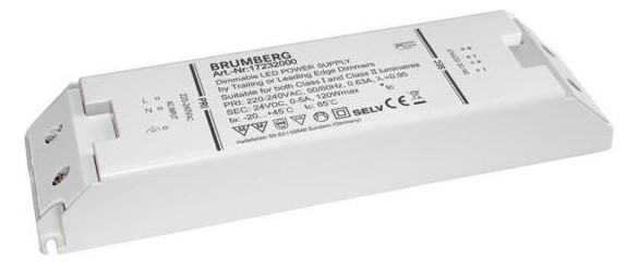 LED-Steuerung 12-120W 24V IP20 dim dim Kstgeh Dimmung Phasenabschnitt stat
