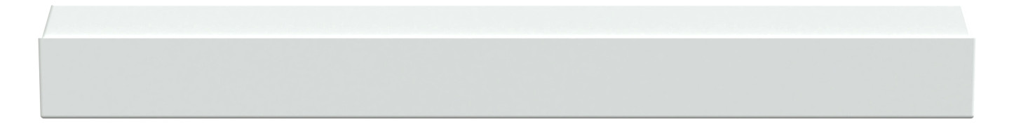 Rahmen 2f akws glz M-Pure Kst f.GEB-K aktivweiß Unterputzmontage Thermopl