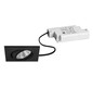 LED-Einbaustrahler 6W 3000K 630lm Konv sw mt 1LED Alu IP20 RF:hochglänzend