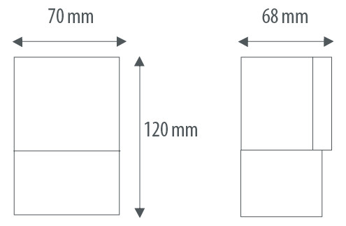 MLIG LED-Außenwandleuchte ENRICO 81-4091 