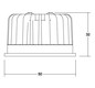 LED-Modul 6W 1LED 17V 3000K 460lm 38° DC LEDmodul