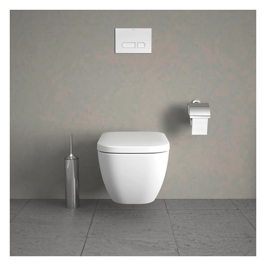 Duravit WC-Sitz Happy D.2 abnehmbar, Scharniere Edelstahl, mit Absenkautomatik, weiß