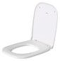 Duravit WC-Sitz D-Code ohne Absenkautomatik Scharniere Edelstahl, weiß
