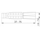 ASW Hohlraumdübel Ø 6 x 37 mm, für Ø 3,0-4,0 mm, universal