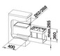 Blanco Abfallsystem FLEXON II 30/2 2 Behälter, mit Systemdeckel, 2x 8 l, Eimerdeckel 8 l
