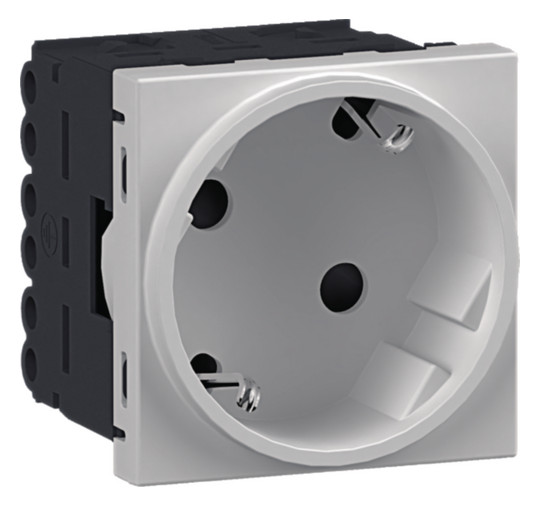 Hager Steckdose 1-fach SCHUKO GS10229016 