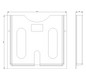 Schaltplantasche Kst 220mm transp selbstkleb Befestigung selbstklebend