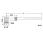 Sensor-Aktorkabel 3p 10m Serie 756 M8 Female abgew fr.Ende Polyurethan (PUR)
