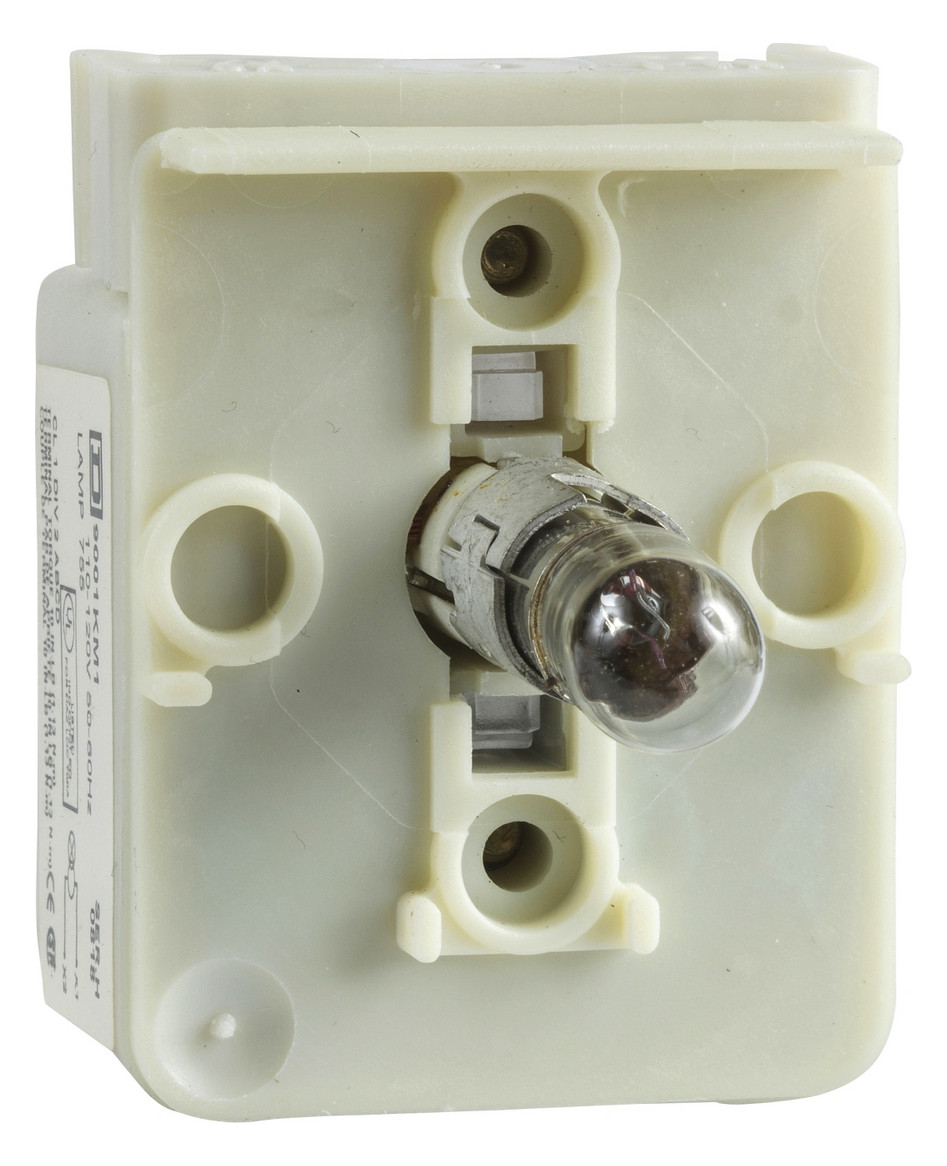 Lampenfassungsblock AGL AC Frontbef BA9s 120V ws Lampenfassungsblock AGL AC Frontbef BA9s 120V ws