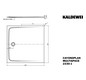 Kaldewei Duschwanne CAYONOPLAN Multispace-2330-5 120x120x1,7cm, mit Wannenträger, Secure Plus, Schallschutz, cool grey90