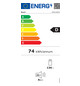 Kühlschrank EB D 136l N880mm integr ws fest 74kwh B558mm H874mm