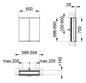 KEUCO Spiegelschrank Royal Modular 2.0 DALI 600 x 700 x 160 mm, 1 Steckdose, 1 Doppel-USB-Ladestelle, Wandeinbau, 2 Türen, beleuchtet