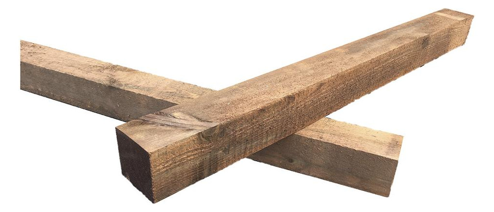 Bild Pfosten kdi-braun sägerau 9 x 9 x 210 cm für SEELAND-Serie - n.a.-1
