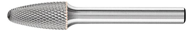 Bild Frässtift HM Rundbogenform 1225 MICRO 6m m 12x25mm Pferd-0