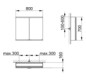 KEUCO Spiegelschrank Royal Modular 2.0 80 x 70 x 16 cm, 1 Steckdose, 1 Doppel-USB-Ladestelle, AP, 2-türig