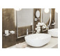 hansgrohe Zahnbecher AddStoris mit Glas, Wandmontage, Metall, chrom