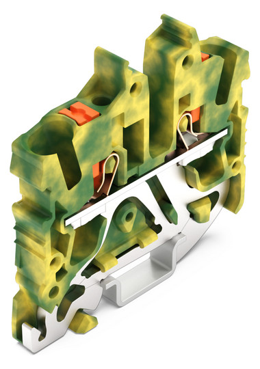 Schutzleiter-Reihenklemme 0,25-4qmm gn/ge 1Etage APL_erf. Hutschiene TH35