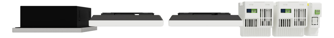 Video-Türsprechset 2Draht 2xTeiln UP/AP ws ws 1LS Unterputz/Aufputz