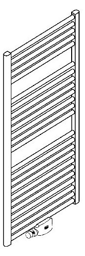 Bemm Badheizkörper Mido 1204 x 500 mm, braunbeige Bemm Badheizkörper Mido 1204 x 500 mm, braunbeige