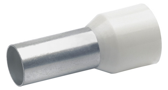 Aderendhülse 16qmm 12mm isol PP elfb Cu Polypropylen (PP) elfenbein verzinnt