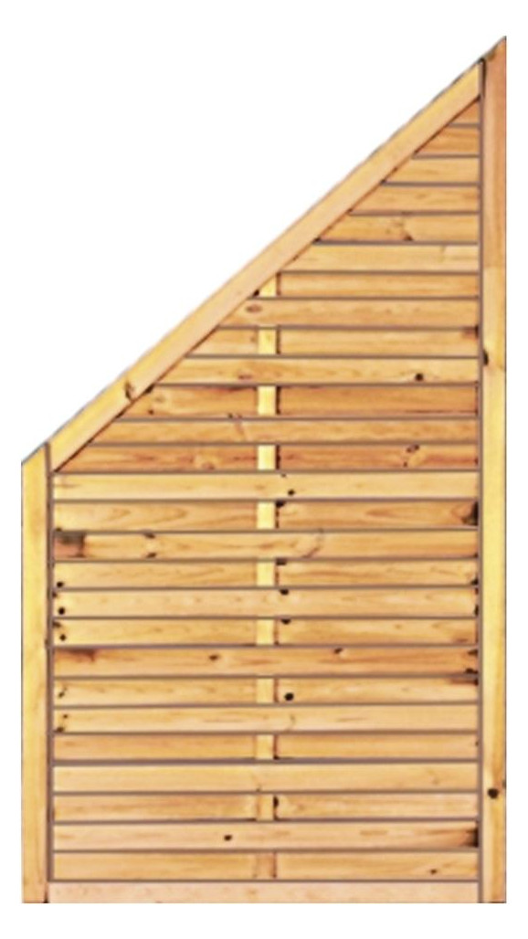 Bild Lamellenzaun-ECKE 100 x 180/90 cm Rahmen 34/54 mm - n.a.-0