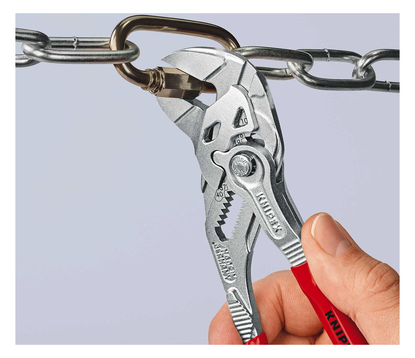 Zangenschlüssel SW40 B8mm L180mm isol