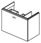 IS Innere Auszugsfront CONNECT SPACE, WTUS f. 690mm,Hgl. mittelgrau Dekor
