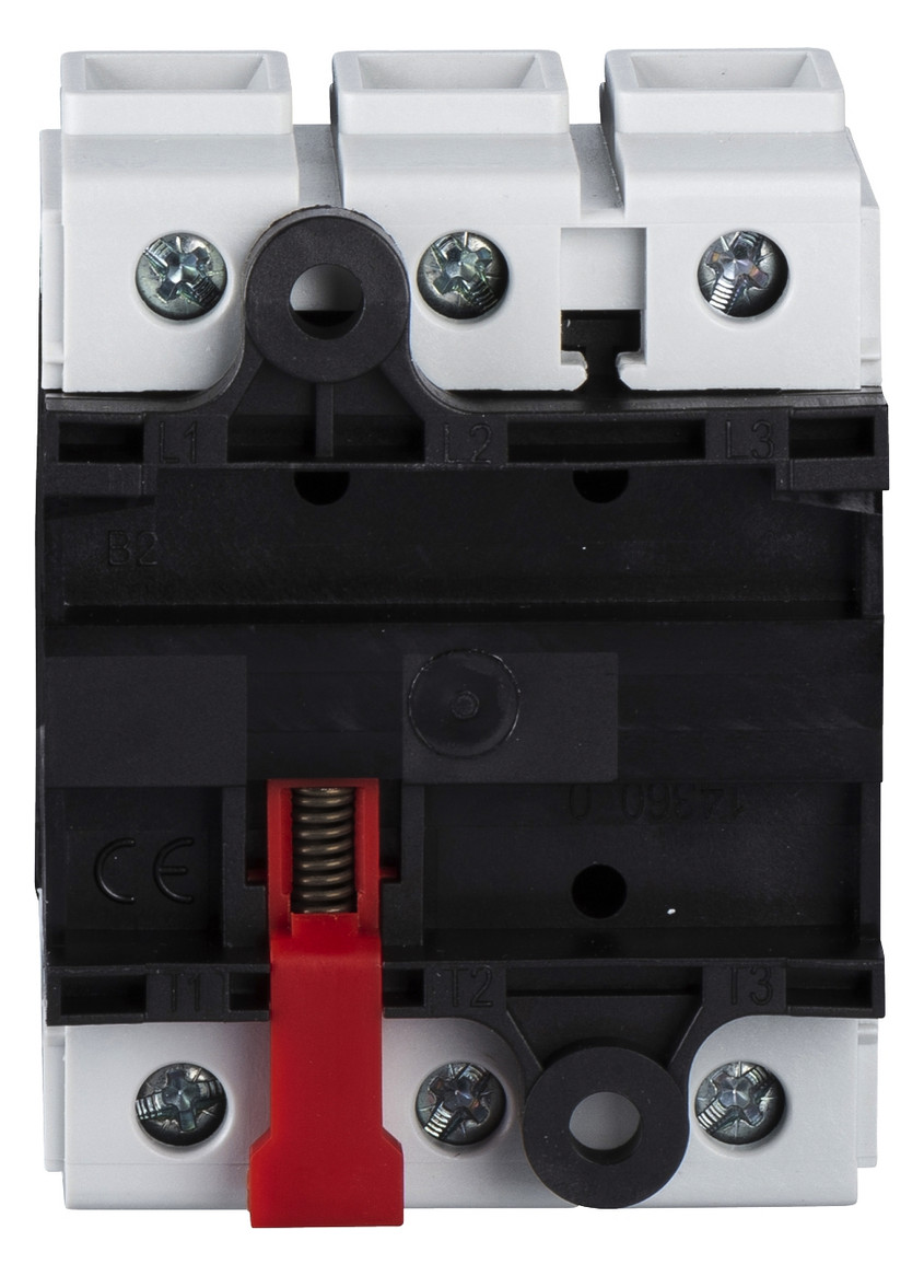 Hauptschalter 80A 3p IP65 Einb NOT-AUS Festeinbau 22kW/AC