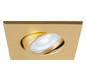 SLV Abdeckring gold matt eckig   1007194 