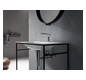 Einbau-Waschtisch BetteLux Shape A170 60x49,5cm, anthracite
