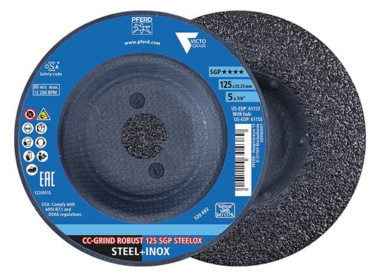 PFERD-Schleifscheibe CC-GRIND-ROBUST SGP STEELOX - 125mm