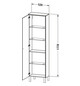 Duravit Hochschrank Brioso 52x24x177cm, Tür rechts, weiß Hochglanz