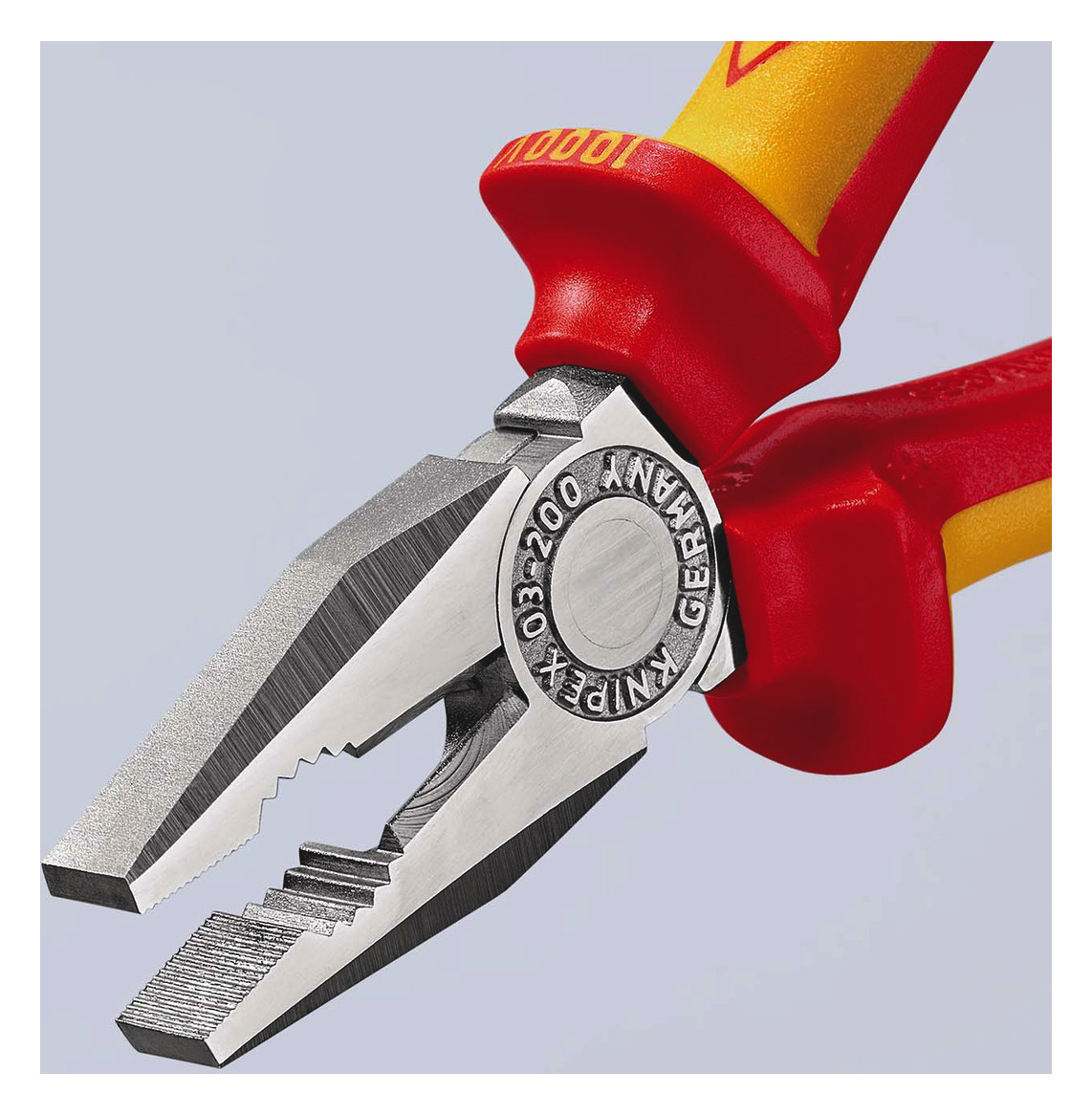 Kombizange 200mm vorst.Schneide 1000V Schutzisoliert 1000V 2Komp VDE