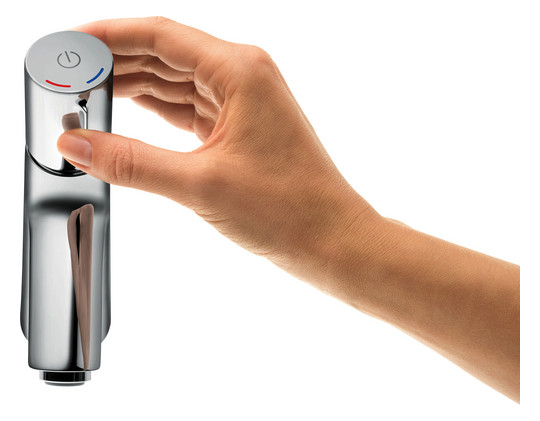 hansgrohe Waschtisch-Einhebelmischer 100 Talis Select S mit Zugstangen-Ablaufgarnitur, chrom