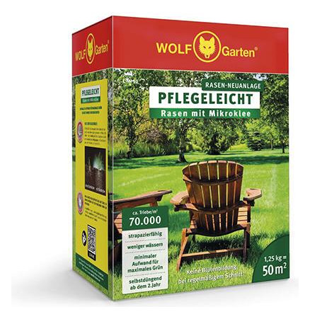 Bild Rasenneuanlage mit Mikroklee 1,25 kg L-M I 50 - WOLF GARTEN-0