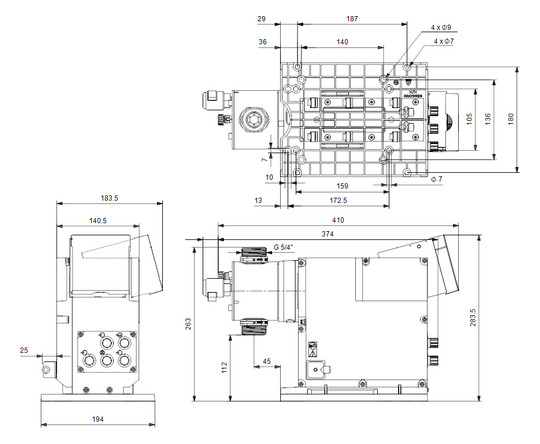Grundfos Dosierpumpe SMART Digital XL DDA FCM DDA 60-10 FCM-PVC/E/C, 60 l/h, 10 bar