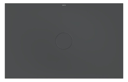 Bette Duschfliese Antirutsch Pro BetteAir 1400 x 900 mm, raven, Rechteck, glasierter Titan-Stahl, mit Minimum-Täger