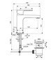 Ideal-Standard Waschtisch-Einhebelmischer Cerafine D Grande mit Metall-Ablaufgarnitur, chrom, Ausladung 120mm