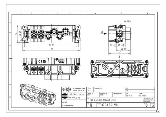HART Stifteinsatz            09380122601 