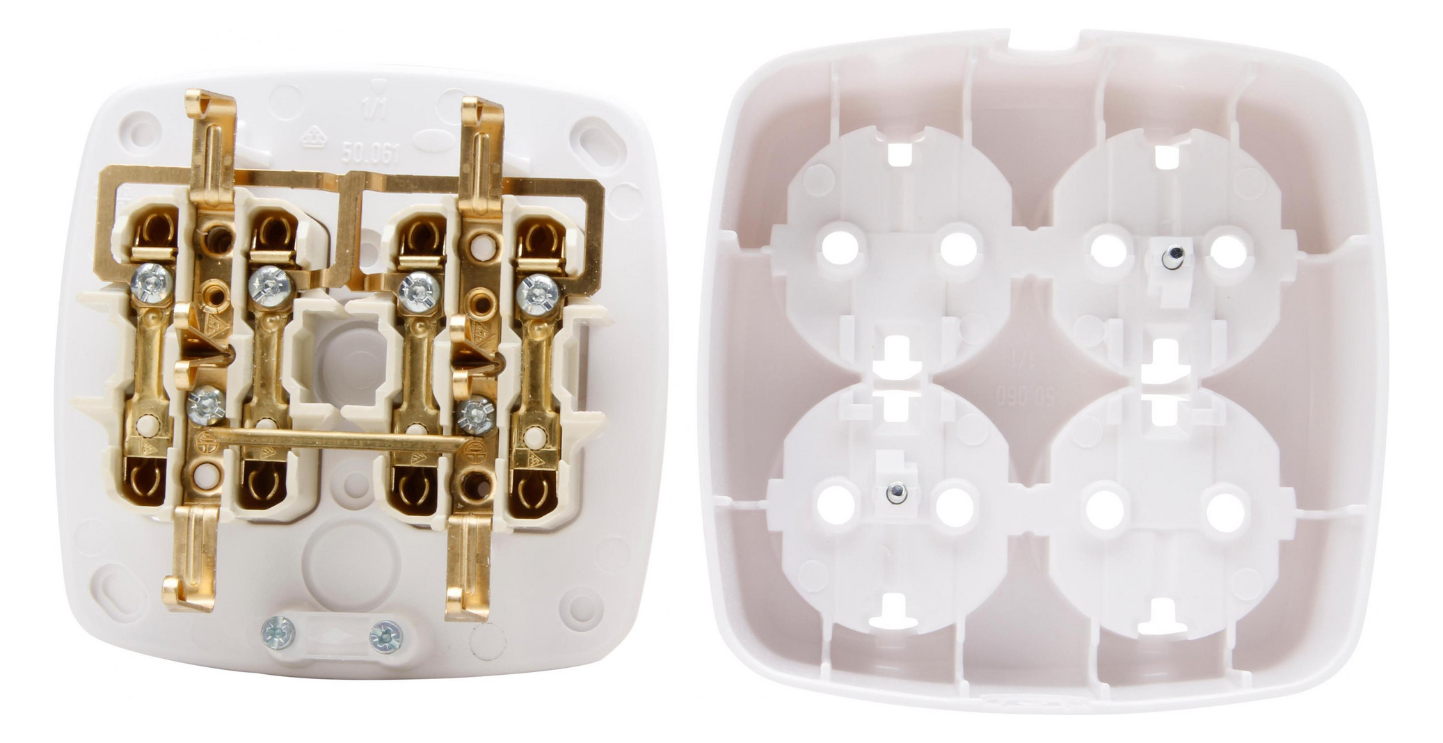 Steckdosenleiste 4f ws IP20