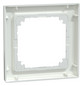 Rahmen 1f akws glz M-SMART Kst f.GEB-K aktivweiß Unterputzmontage Thermopl