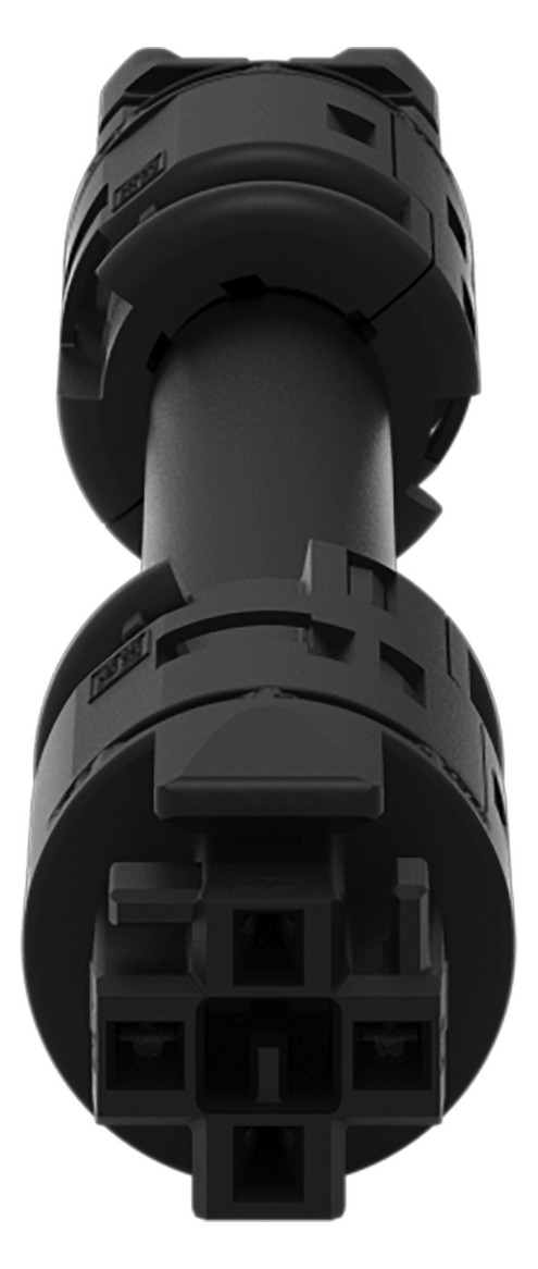 Systemverbindung 3p Serie 774 H05Z1Z1-F 3x1,5qmm L5000mm sw Buchse Stecker hfr