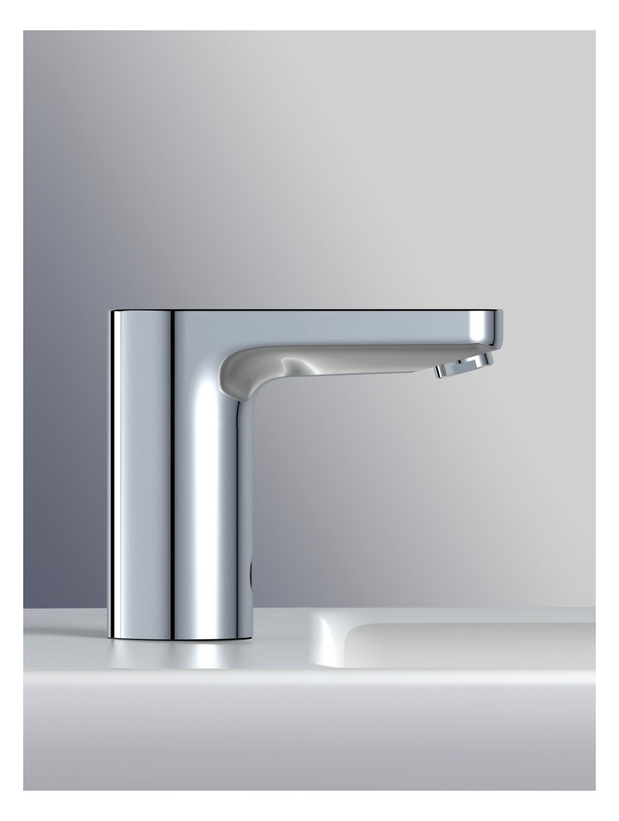 Ideal-Standard Sensor-Waschtischarmatur CeraPlus Netzbetrieb 230 V, mit Mischung, verchromt