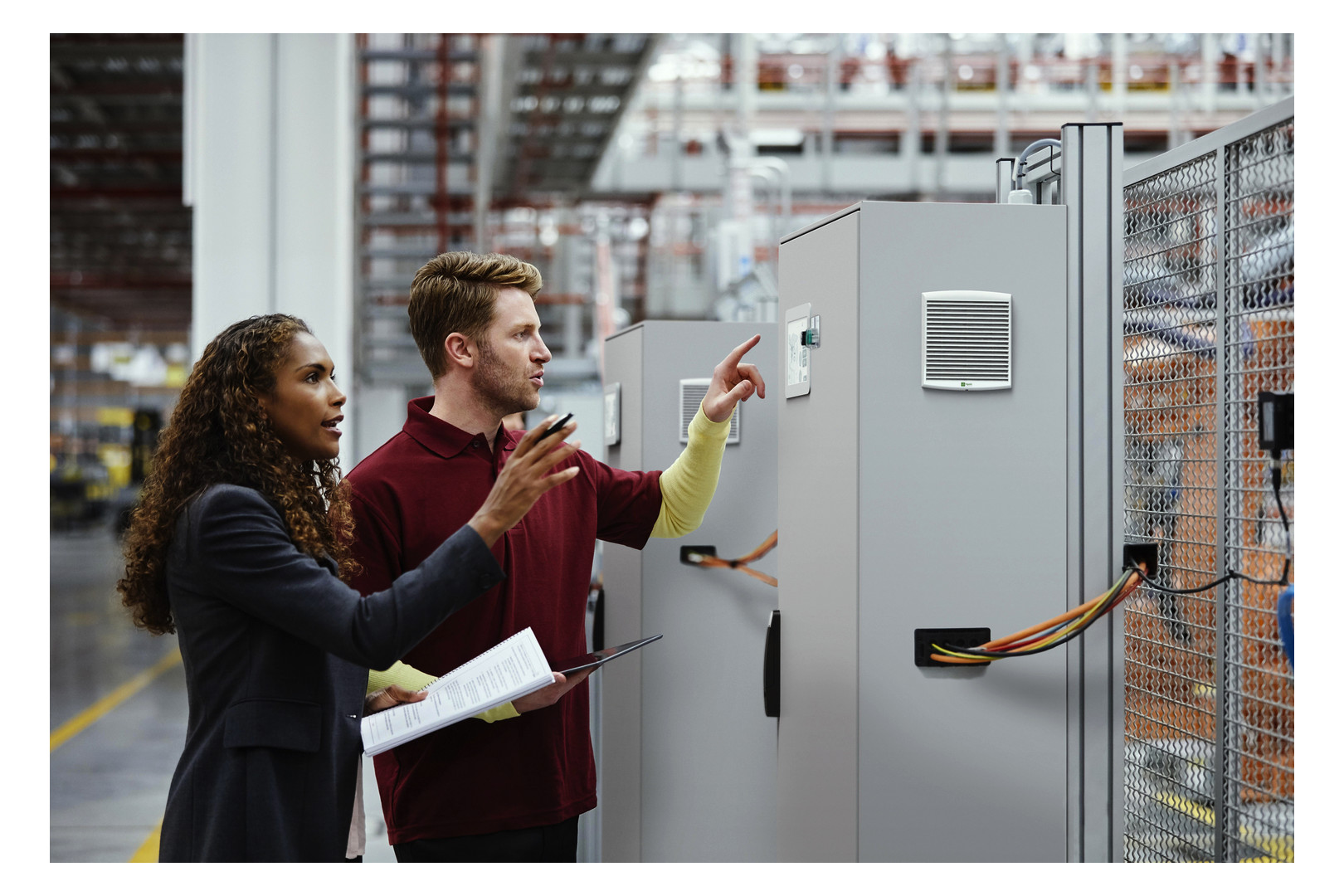 Standschrank ST IP55 B1000xH1800xT400mm m.MPL pulverbesch