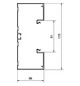 Geräteeinbaukanal Alu 170x68mm ver-ws RAL9016 GEB-K besch 10050qmm 2000mm