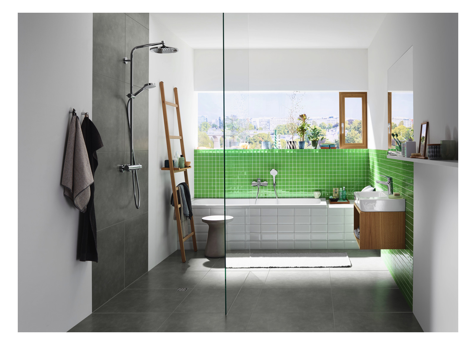 hansgrohe Showerpipe Crometta S mit Thermostat, 16 l/min, chrom